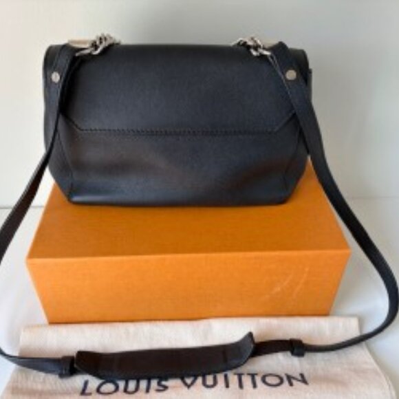 Louis Vuitton LockMe II BB Noir – Black Grained Calfskin with Silver Hardware - Picture 7 of 16